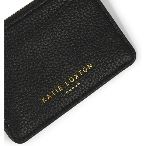 KATIE LOXTON Deri Czdan (Siyah)