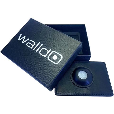 Walldo RFID Erkek Deri Kartlk (Siyah)