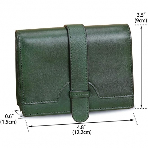 LRTO RFID Kad�n Deri C�zdan (Ye�il)