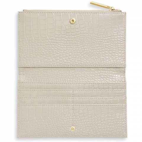 KATIE LOXTON Kadn Deri Czdan (Beyaz)