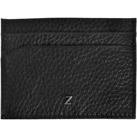 Zinda Genuine Leathers RFID Unisex Deri Czdan (Siyah)