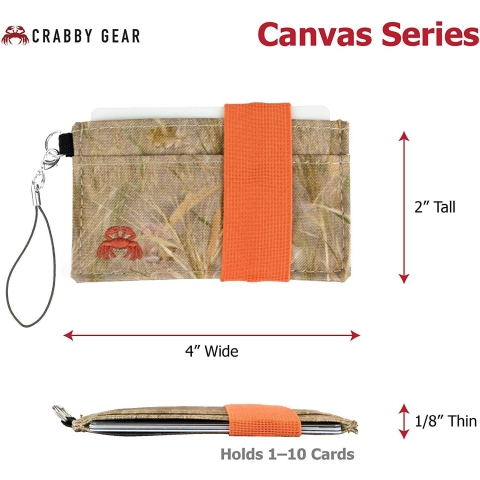 Crabby Gear Unsex Canvas Czdan (Turuncu)