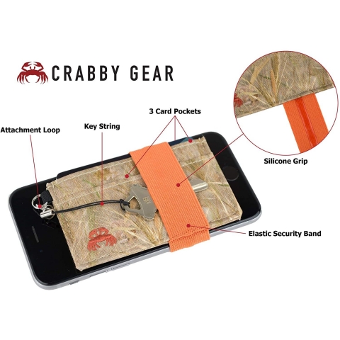 Crabby Gear Unsex Canvas Czdan (Turuncu)