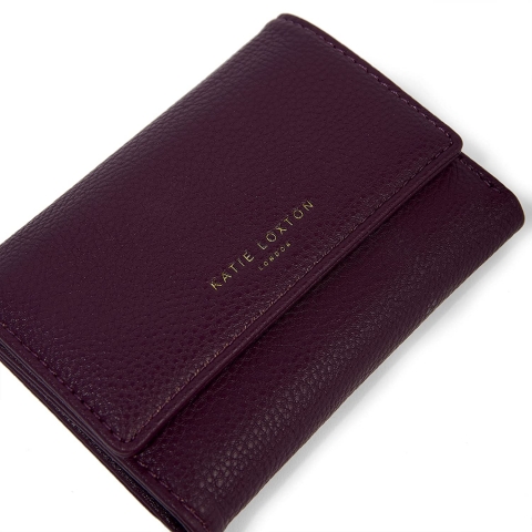 KATIE LOXTON Kadn Deri Czdan (Bordo)