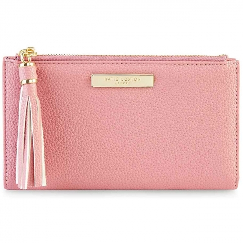 KATIE LOXTON Kadn Deri Czdan (Ak Pembe)