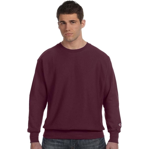 Champion Reverse Weave S1049 Erkek Sweatshirt (Beyaz)