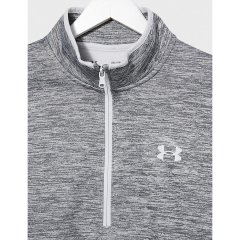 Under Armour Yarm Fermuar Erkek Sweatshirt (Gri Melanj)
