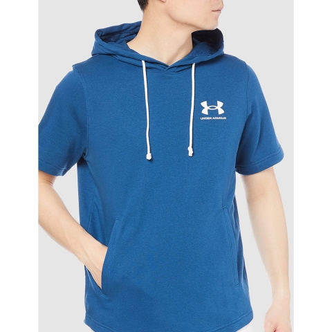 Under Armour Ksa Kollu Kaponlu Erkek Sweatshirt (Mavi)