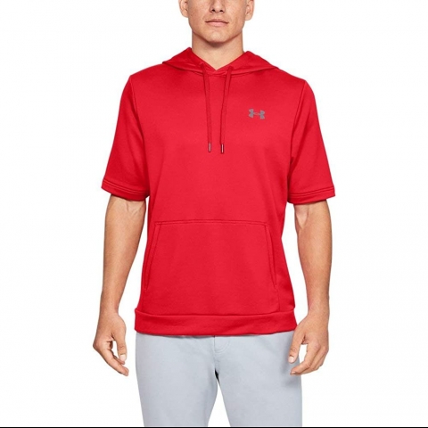 Under Armour Erkek Yarm Kollu Sweatshirt (Krmz)