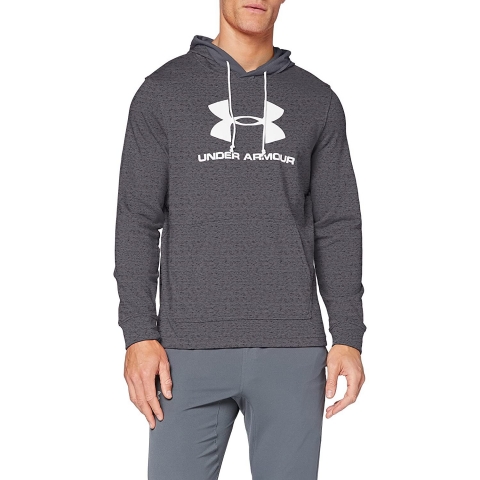 Under Armour Big Logo Erkek Sweatshirt (Gri/Beyaz)