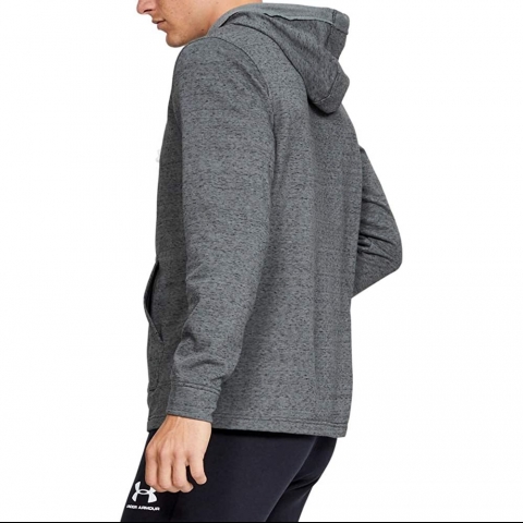 Under Armour Big Logo Erkek Sweatshirt (Gri/Beyaz)