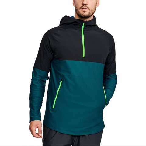 Under Armour Threadborne Vanish Popover Erkek Ceket (Yeil)