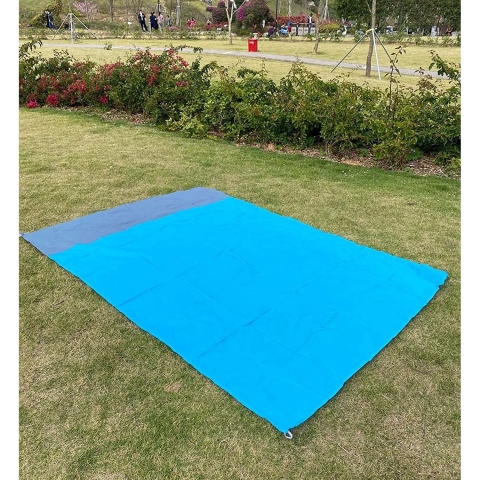 XinDingLi Ta��nabilir Plaj/Piknik �rt�s� (Mavi, 203x127cm)