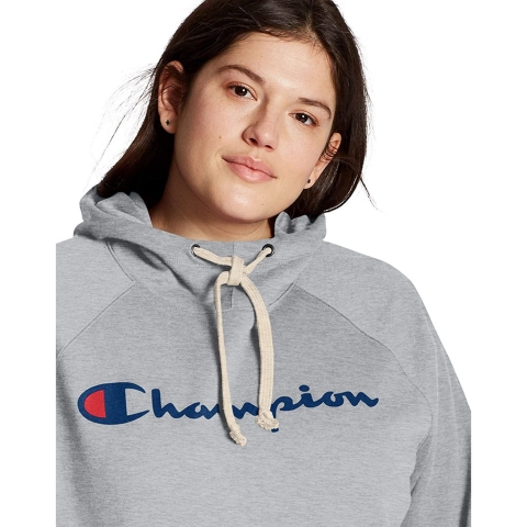 Champion Kadn Plus Kaponlu Sweatshirt (Lacivert)