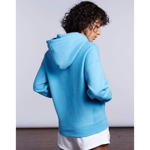 Champion Kadn Kaponlu Sweatshirt (Gri)