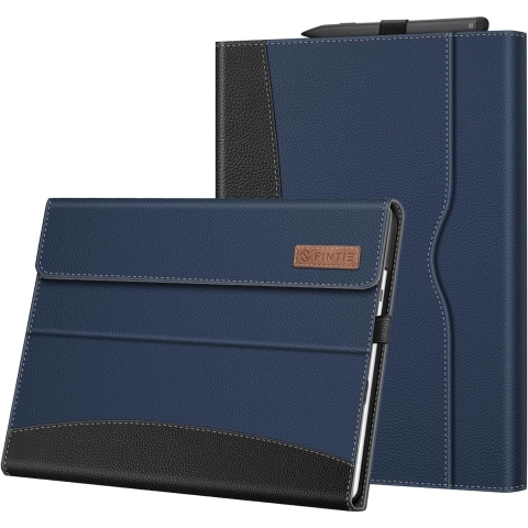 Fintie Microsoft Surface Pro 9 Business Standl Klf-Navy Black