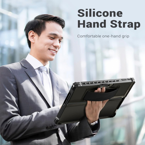 MoKo Microsoft Surface Pro 9 Kickstandl Klf-Translucent Black 