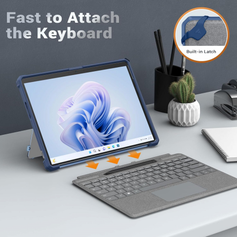 MoKo Microsoft Surface Pro 9 Kickstandl Klf-Blue 