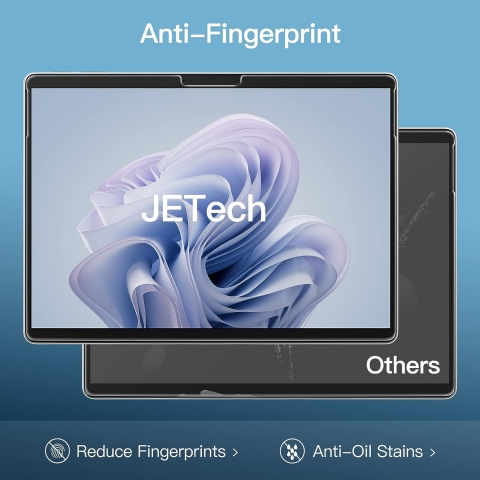 JETech Surface Pro 9 Temperli Cam Ekran Koruyucu (2 Adet)