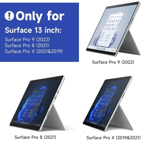 IPROKKO Privacy Microsoft Surface Pro 9 Ekran Koruyucu