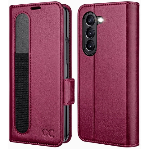 OCASE Kickstandl Galaxy Z Fold 5 Klf-Burgundy