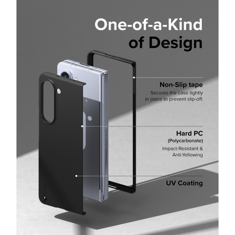 Rin gke Slim Samsung Galaxy Z Fold 5 Klf-Black