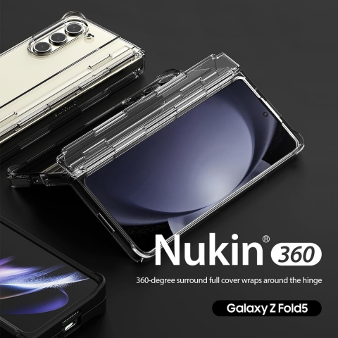 araree Nukin 360 Serisi Galaxy Z Fold 5 Klf-Black