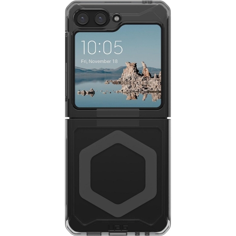 UAG Plyo Pro Serisi Galaxy Z Flip 5 Klf (MIL-STD-810G)-Ash Space Grey