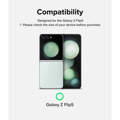 Ringke Temperli Galaxy Z Flip 5 Cam Ekran Koruyucu (2 Adet)