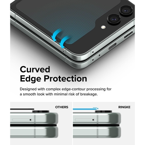 Rin gke Galaxy Z Flip 5 Ekran Koruyucu (2 Adet)