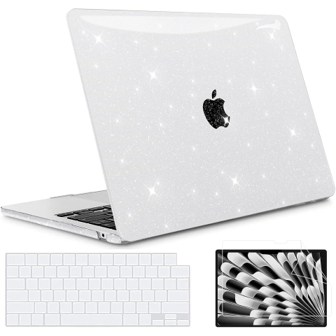 B BELK Retina Ekranl MacBook Air Klf (15 in)-Glitter Clear