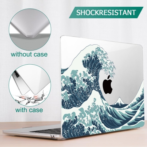 May Chen MacBook Air Sert Klf (15 in)-Great Wave