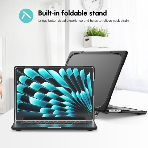 ProCase MacBook Air Standl Klf (15 in)-Black