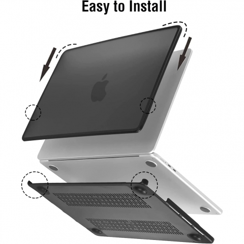 BlueSwan MacBook Air effaf Klf (15 in)-Frosted Black