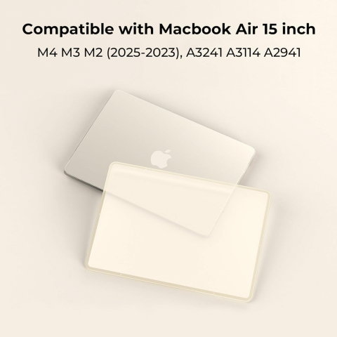 BlueSwan MacBook Air effaf Klf (15 in)-Frosted Starlight 