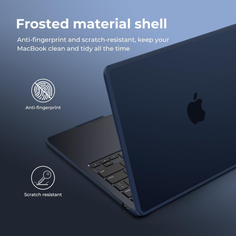 BlueSwan MacBook Air effaf Klf (15 in)-Frosted Midnight 