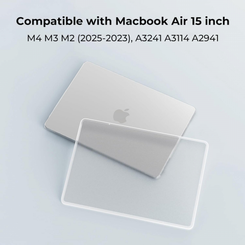BlueSwan MacBook Air effaf Klf (15 in)-Frosted White 