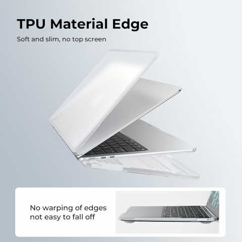 BlueSwan MacBook Air effaf Klf (15 in)-Frosted White 
