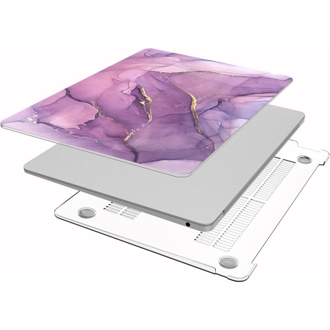 AOGGY MacBook Pro Uyumlu Klf (15 in)-Purple