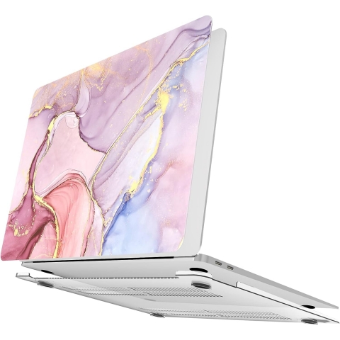 AOGGY MacBook Pro Uyumlu Klf (15 in)-Flow Gold 1 
