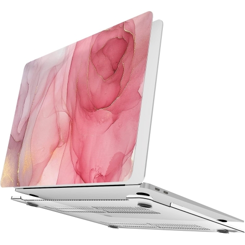 AOGGY MacBook Pro Uyumlu Klf (15 in)-Peony Red