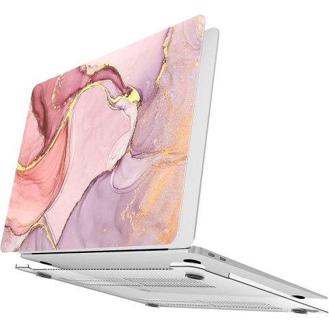 AOGGY MacBook Pro Uyumlu Klf (15 in)-Flow Gold 2 