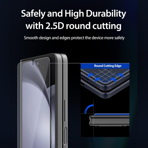 araree Galaxy Z Flip 5 Temperli Cam Ekran Koruyucu (2 Adet)