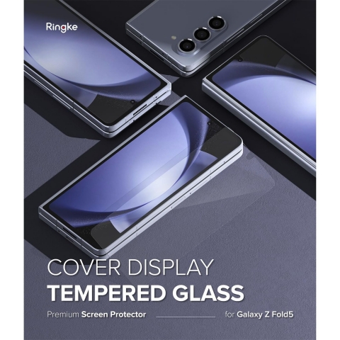 Ringke Galaxy Z Fold 5 Uyumlu Cam Ekran Koruyucu