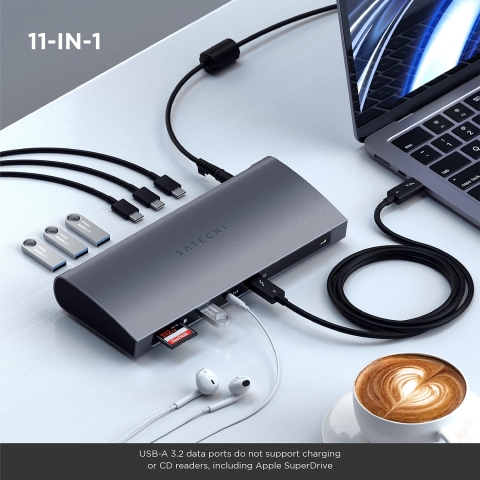 Satechi Thunderbolt 4 Dock 12si 1 Arada Adaptr