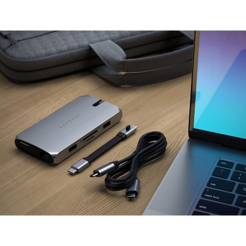 SATECHI USB-C 9 u 1 Arada Multiport Adaptr (Space Gray)