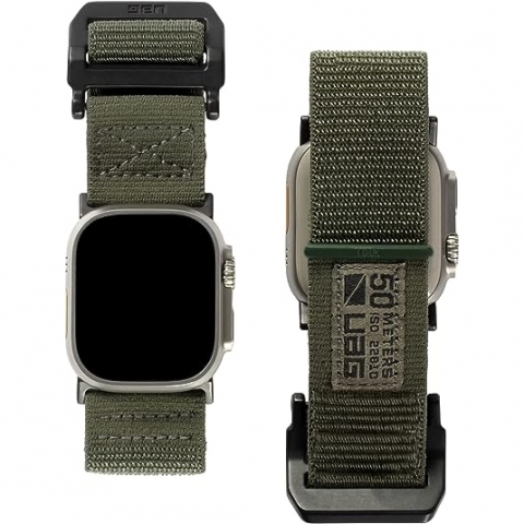 UAG Further Serisi Apple Watch Ultra/8/7/SE Uyumlu Kay(49/45/44/42mm)-Foliage Green