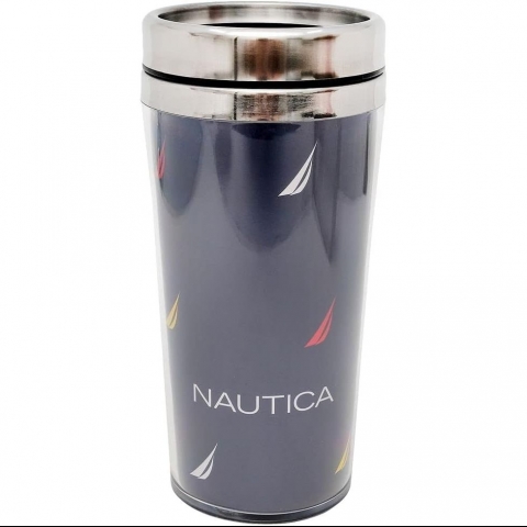 Nautica Yaltml Paslanmaz elik Termos 440mL(Mavi)