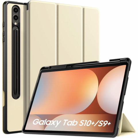 TiMOVO Kalem Blmeli Galaxy Tab S9 Plus/S10 Plus Klf