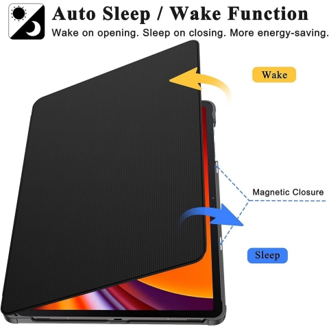 Soke Galaxy Tab S10/S9 Plus Standl Klf-Black